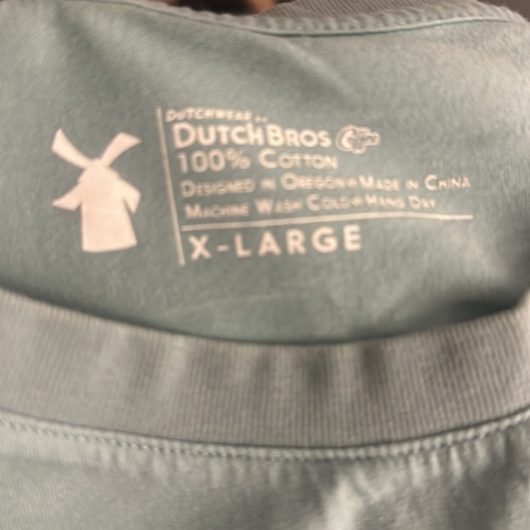 Dutch Bros Light Blue Windmill Short Sleeve T SMALL+MEDIUM+LARGE+XL+XXL DB 1992 - Picture 7 of 8